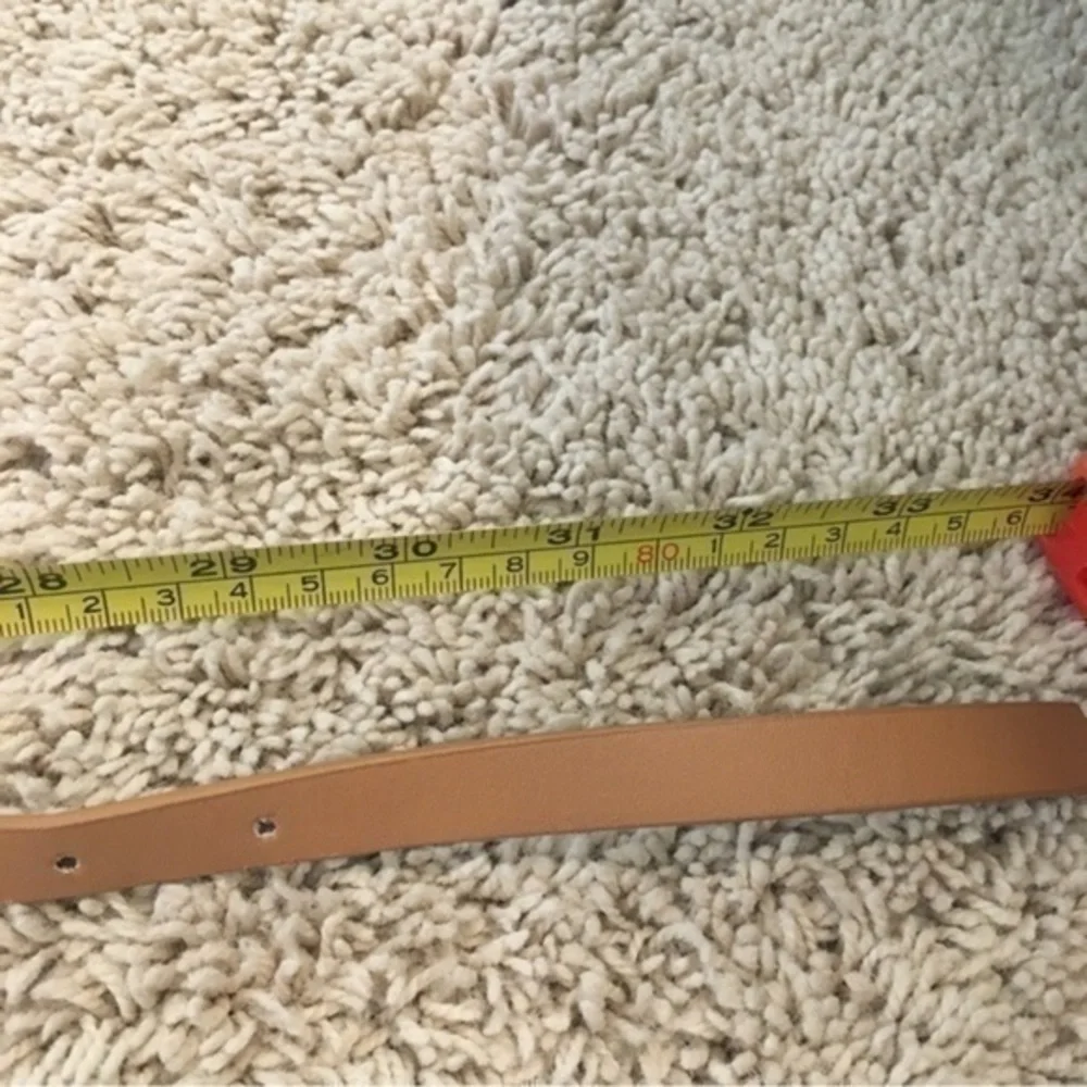 Girls tan and gold belt